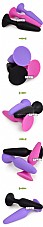 ��� ����� ��� ��������. 7 ������� ����� .BK18S   4  Anal Silicone Butt Plug 