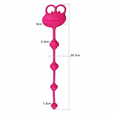 ����� ������ ����� �� ���� �������� �����.   BK25 Silicone Beaded Anal Beads