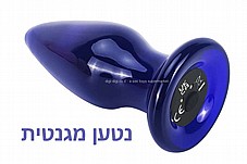 ������� ���� ������ ���� ����� - Buttocks-10216 Shining Vibrating Glass Plug