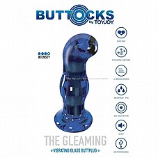 �������� ���� ������ ��������, ���� ����� - Buttocks-10218 Gleaming Vibrating Glass Plug