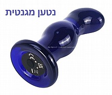 �������� ���� ������ ��������, ���� ����� - Buttocks-10218 Gleaming Vibrating Glass Plug