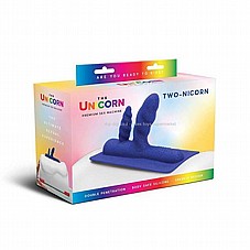 ���-������ ����� ������� ���� ���� �������. Cowgirl-35272 Unicorn Two-Nicorn - Textured Double Penetration Attachment 