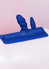 ���-������ ����� ������� ���� ���� �������. Cowgirl-35272 Unicorn Two-Nicorn - Textured Double Penetration Attachment 