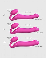 ������� ������, ������� �� ����, ���� �� 3 ������. ���� ����. DIGI-013946 STRAP ON DILDO XL 