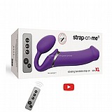 סטרפאון סטרפלס, פרימיום דו צדדי, רוטט עם 3 מנועים. גדול מאוד, סגול. DIGI-013946 STRAP ON DILDO XL סטרפאון סטרפלס, פרימיום דו צדדי, רוטט עם 3 מנועים. גדול מאוד, סגול. DIGI-013946 STRAP ON DILDO XL