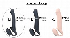������� ������, ������� �� ����, ���� �� 3 ������. ������, ����. DIGI-013953 STRAP ON DILDO M 