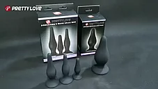 3 ������ ������ �������� �������� ����� ������ ����� ��� ���.  Beginner Silicone Butt Plug. DIGI-014456H