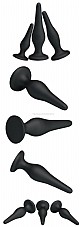 3 ������ ������ �������� �������� ����� ������ ����� ��� ���.  Beginner Silicone Butt Plug. DIGI-014456H