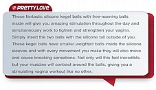 ���� ���� �� ������� �������� ����� ������ ����. Kegel balls Ben Wa balls DIGI-014491-1. ����