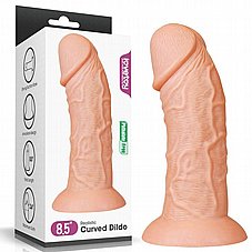 ���� ����� ���� ��� ���� ���� DIGI-111010  8.5" king-sized Realistic Curved Dildo