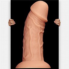 ���� ����� ���� ��� ���� ���� DIGI-111010  8.5" king-sized Realistic Curved Dildo