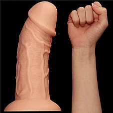 ���� ����� ���� ��� ���� ���� DIGI-111010  8.5" king-sized Realistic Curved Dildo