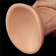 ���� ����� ���� ��� ���� ���� DIGI-111010  8.5" king-sized Realistic Curved Dildo