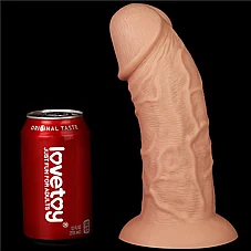 ���� ����� ���� ��� ���� ���� DIGI-111010  8.5" king-sized Realistic Curved Dildo