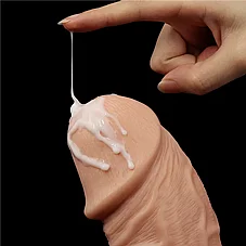 ���� ����� ���� ��� ���� ���� DIGI-111010  8.5" king-sized Realistic Curved Dildo
