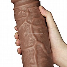 ����� ���� ��� ���� ���� 26.6 ������� ���� 6.3 ������� ������. DIGI-111010  10.5" king-sized Realistic Curved Dildo