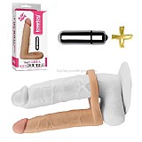 טבעת עם דילדו רוטט לחדירה כפולה. DIGI-1132 Slimline 6.25 inch double prober Vibrating Cock טבעת עם דילדו רוטט לחדירה כפולה. DIGI-1132 Slimline 6.25 inch double prober Vibrating Cock