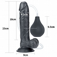 ����� ���� ���� ����� �������. "9 DIGI-116024 Ejaculation Dildo 