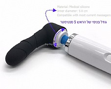 ��� ����� ����� �������� ����� ���� �������� ����� ����� DIGI-120120 AV magic wand Silicone curve HEAD  