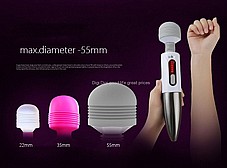 ����� ���� ���� ����� ���� ������ ���� DIGI-4091 Heating Super powerful Heating wand massager USB  