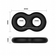 ���� 8 ��� �����, �� ���� ������� �������� ���� ��. ������ ���� ���� ������ �� ������. Power super soft silicone double cock ring DIGI-210181