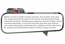 ���� 8 ��� �����, �� ���� ������� �������� ���� ��. ������ ���� ���� ������ �� ������. Power super soft silicone double cock ring DIGI-210181