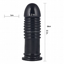 ��� ����� �� �����. ��� ���� ��� .DIGI-2242   King Sized ribbed Bumper Butt Plug 