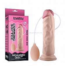 ����� ������ �� ����� ���� ����� ������� "7 DIGI-316001 Soft Lifelike Ejaculation Dildo 