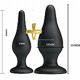 ���� 2 ������ ������ �������� �����. Big Silicone Butt Plug DIGI-44604459