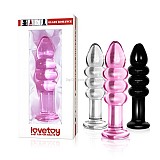 פלאג אנאלי חרוזי מזכוכית. 12.7 סנטימטר - DIGI-6615 Beaded Glass Butt Plug פלאג אנאלי חרוזי מזכוכית. 12.7 סנטימטר - DIGI-6615 Beaded Glass Butt Plug
