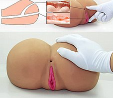 ���� ��� ��������� ����� ������� ������. DL-73 Fuck Me Bare Perfect Cyberskin Ass Masturbator 