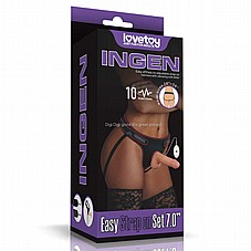 �� �������, ���� �� ����� ���� 13 �"� �����. Digi-Digi-715115 7 Vibrating Easy Strapon Set  