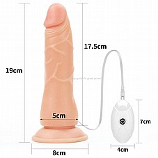 6970260908672 �� �������, ���� �� ����� ���� 17 �"� �����. Digi-Digi-715116 7.5 Vibrating Easy Strapon Set  