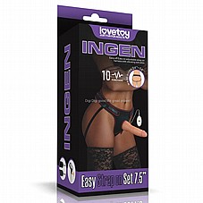 �� �������, ���� �� ����� ���� 17 �"� �����. Digi-Digi-715116 7.5 Vibrating Easy Strapon Set  