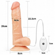 �� �������, ���� �� ����� ���� 15.5 �"� �����. Digi-Digi-715117 7.5 Vibrating Easy Strapon Set  