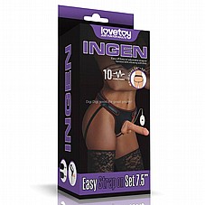 �� �������, ���� �� ����� ���� 15.5 �"� �����. Digi-Digi-715117 7.5 Vibrating Easy Strapon Set  