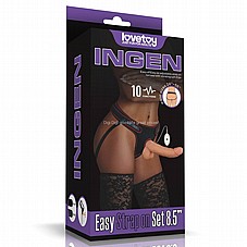 �� �������, ���� �� ����� ���� 18 �"� �����. Digi-Digi-715118 8.5 Vibrating Easy Strapon Set  