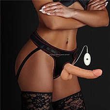 �� �������, ���� �� ����� ���� 18 �"� �����. Digi-Digi-715118 8.5 Vibrating Easy Strapon Set  