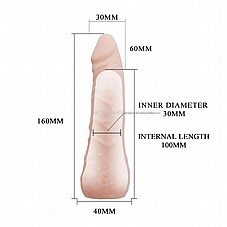 ����� ����� ���� ����� 3.5 ������� ����� �� ����. Penis extended sleeve  KBI-026213