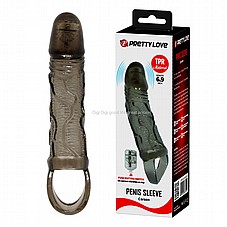 695932333527 ����� ���� ����� 5 ������� ����� . KBI-026210-A Penis EXTENSION sleeve + VIBE