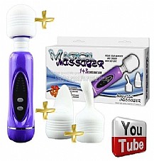 ����� ��� ������� ��� ���� 3 ����� �������� ������  MAGICAL WAND MASSAGER KBW-055002