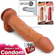 ����� ����� ����� �- 5 �������, LV1053 Vibrating 19cm Extension Sleeve  