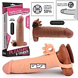 שרוול רוטט מגדיל ב 5 סנטימטר ומעבה , LV1061 Vibrating 17cm Extension Sleeve שרוול רוטט מגדיל ב 5 סנטימטר ומעבה , LV1061 Vibrating 17cm Extension Sleeve