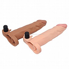 ����� ���� ����� � 5 ������� ����� , LV1063 Vibrating 18.5cm Extension Sleeve  