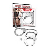 אזיקי רגליים קרסוליים איכותיים ממתכת - LV1504 FETISH Metal Leg Cuffs אזיקי רגליים קרסוליים איכותיים ממתכת - LV1504 FETISH Metal Leg Cuffs