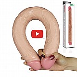 דילדו כפול אלסטי איכותי 45 סנטימטר LV2213 Double Dildo דילדו כפול אלסטי איכותי 45 סנטימטר LV2213 Double Dildo