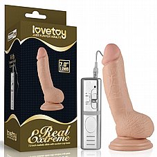 ������� �������� ���� �� ��� ����. LV350047-1 Real Extreme Lifelike 7� Vibrating dildo