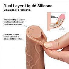����� ���� ������, ����� ����� ����� ���� ������� ������� !  LV4002F  7" Silicone Cock