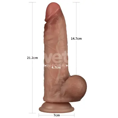 בסיס ואקום דילדו סיליקון Lovetoy