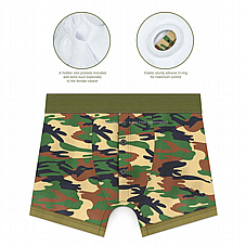 ����� ������� ������ �����  ������� ���� �����, Camo Strapon Shorts, Lovetoy-715051